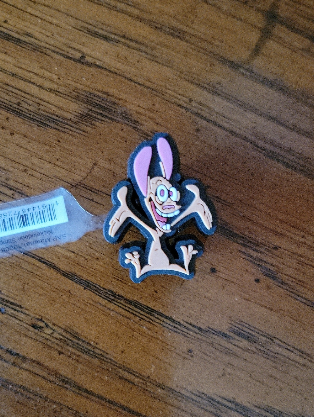 Ren and Stimpy Rubber Crocs Pin - Ren